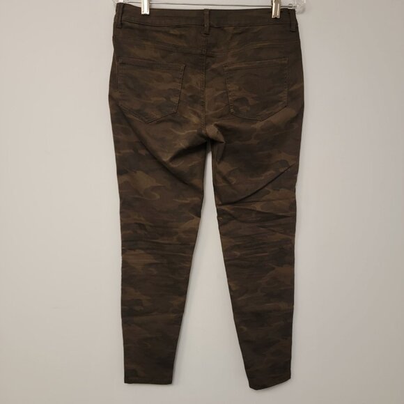Zara Basic Z1975 Denim Dept Skinny Jeans Dark Camo Stretch Women’s‎ Size 8 EUC - Picture 4 of 10